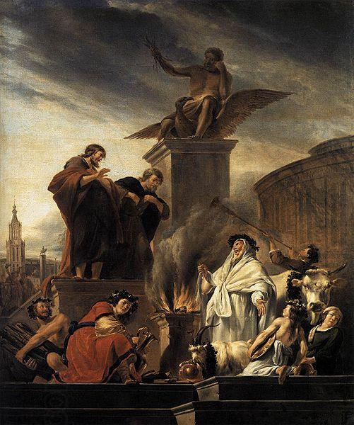 Nicholaes Berchem Paul and Barnabas at Lystra oil painting picture